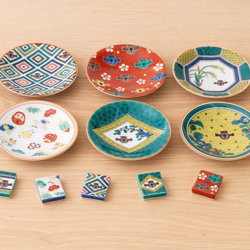 九谷焼 Akomeya Tokyo 豆皿 福良雀4 食器 Akomeya Tokyo