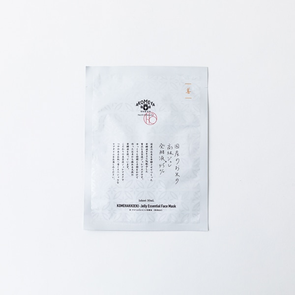 AKOMEYA TOKYO/ フェイシャルマスク　善　国産のお米の高級ジュレ発酵液45％　３枚入