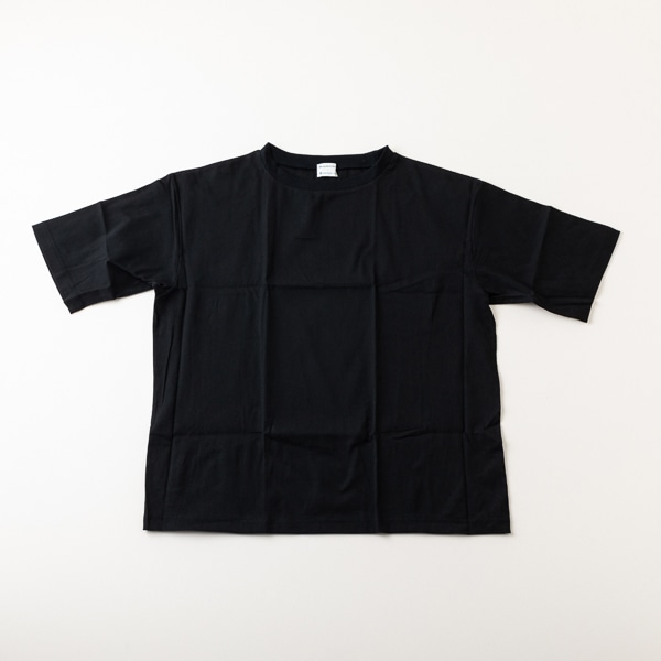 AKOMEYA TOKYO/ steteco　DRYストレッチワイドTシャツ　Ｌ　ブラック