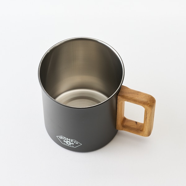 AKOMEYA TOKYO/ 木柄マグカップ ダークグレー