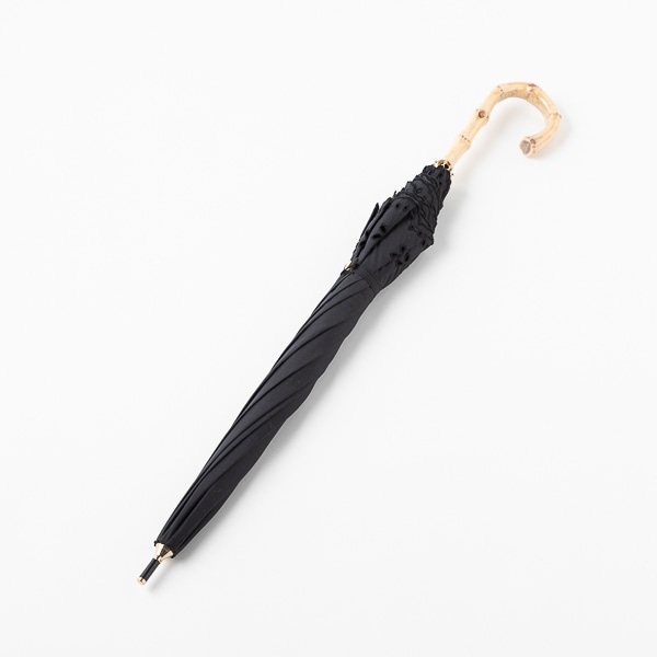 Because 日傘 カットワークレース刺繍 ブラック ブラック ファッション Akomeya Tokyo