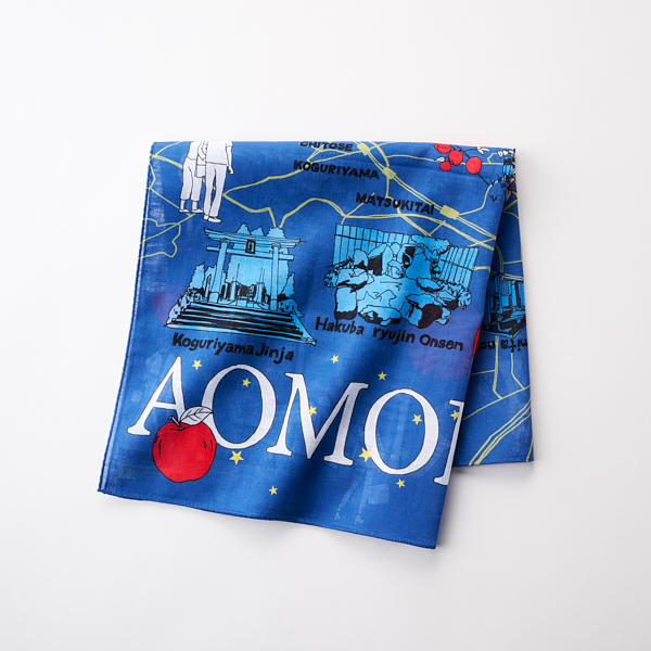 47 Japan Rediscovery ハンカチ 青森 りんご: ファッション｜AKOMEYA TOKYO
