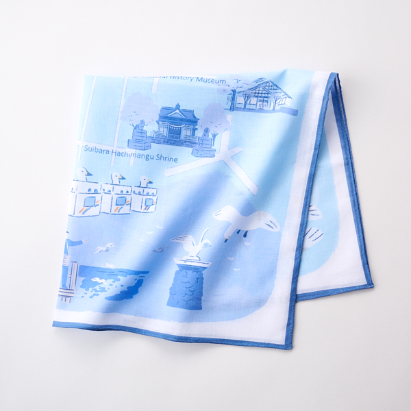 47 Japan Rediscovery ハンカチ 新潟 白鳥: ファッション｜AKOMEYA TOKYO