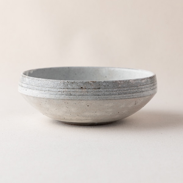 AKOMEYA TOKYO/ 兵山窯 切立鉢 粉引 7寸
