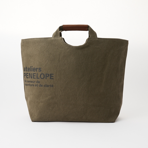 ateliers PENELOPE/ hole Tote L オリーブ(L オリーブ