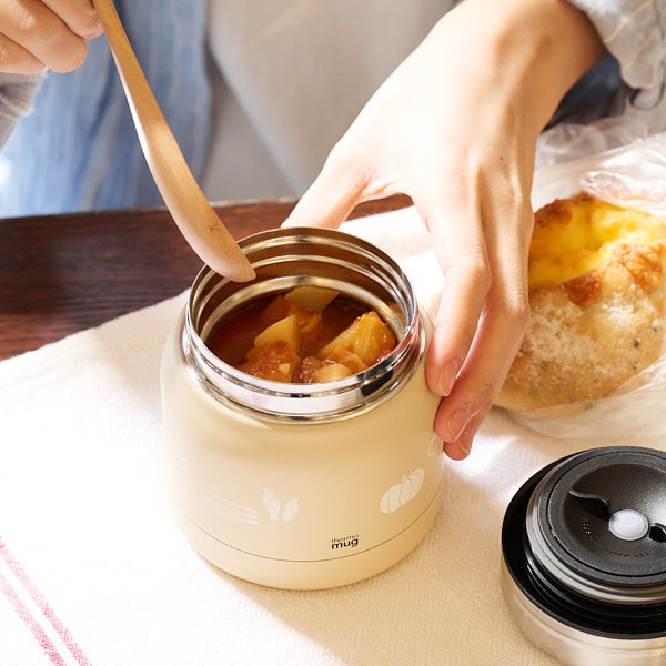 AKOMEYA TOKYO/ thermo mug MINI TANK アイボリー(アイボリー): 食器