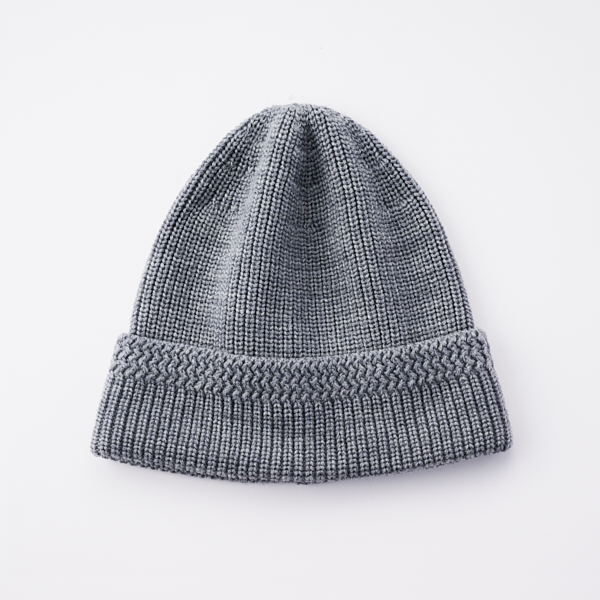 AKOMEYA TOKYO/ 洗える柔らかニット帽 ライトグレー(ライトグレー