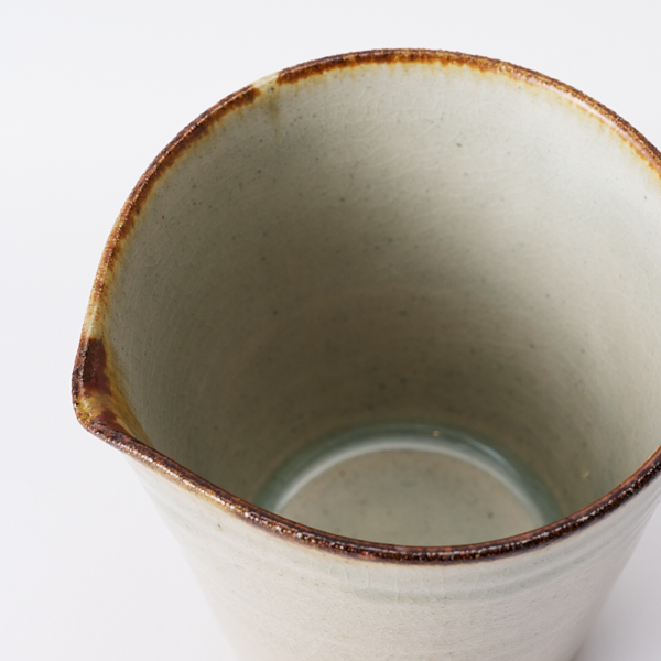 AKOMEYA TOKYO/ 隆月窯 片口酒器 青磁灰釉