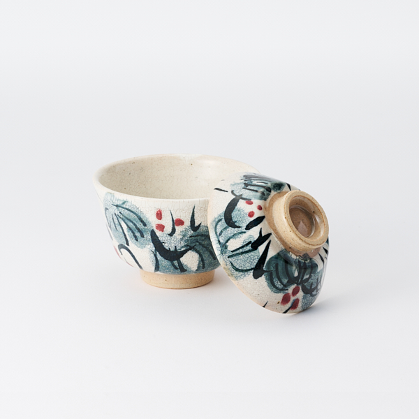 中国　明時代　呉須蓋茶碗　送料込み250108 中国 明時代 呉須蓋茶碗 送料込み250108 中国 明時代 呉須蓋茶碗 送料