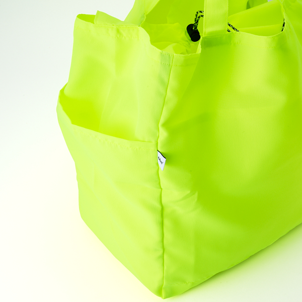 NIZYU KANO/ face別注 ポケッタブル3wayトート 蛍光イエロー