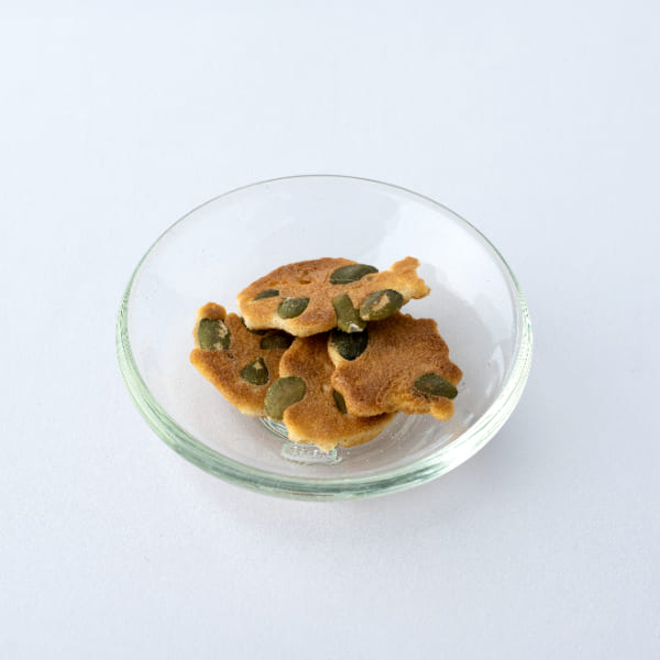 米粉とかぼちゃの種のひとくち煎餅