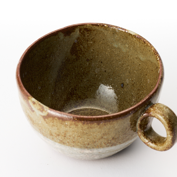 AKOMEYA TOKYO/ 信楽焼 スープマグ 粉引