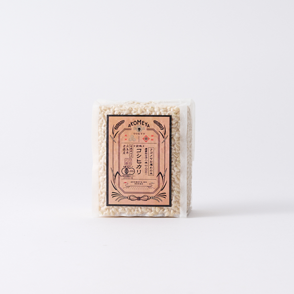 AKOMEYA TOKYO/ 令和7年産 広島県世羅産 農業組合法人 穂 MINORI コシヒカリ (玄米) 2合 有機栽培米