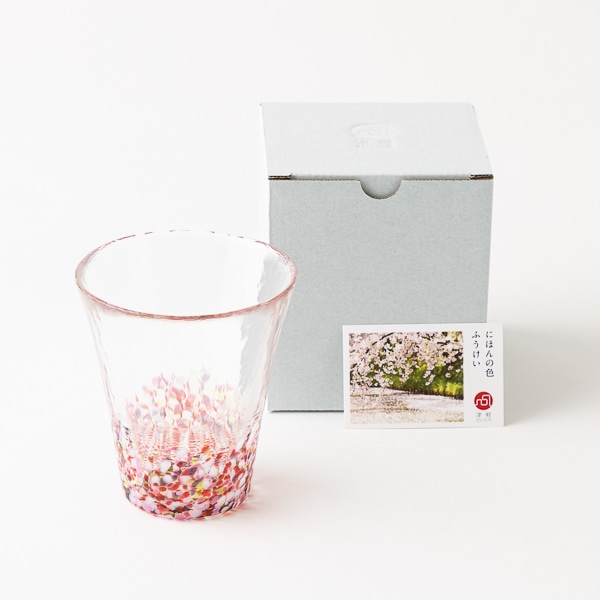 津軽びいどろ タンブラー 舞う桜(タンブラー 舞う桜): 食器｜AKOMEYA TOKYO