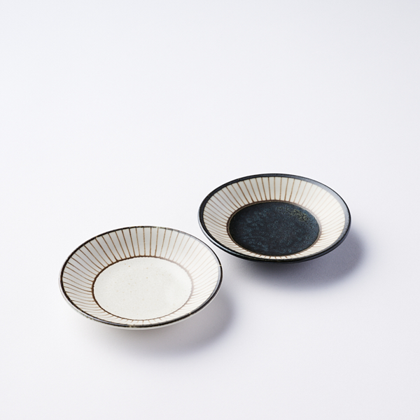 市松宵金 箸・豆皿揃え