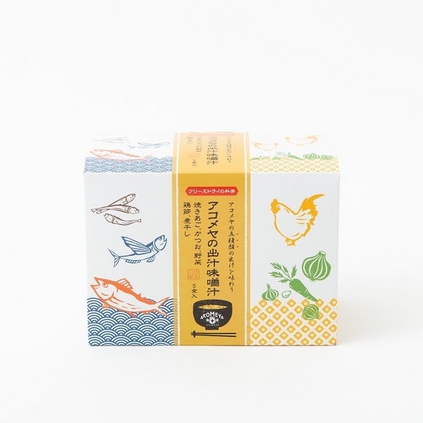 AKOMEYA TOKYO/ アコメヤの出汁味噌汁　5種セット　BOX入り