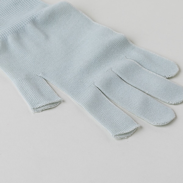 AKOMEYA TOKYO/ SUNAYAMA　スマホも使える美容手袋　ミントブルー