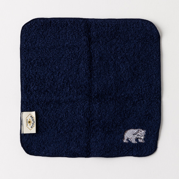 AKOMEYA TOKYO/ 旅する刺繍ミニタオル 木彫りの熊(北海道)