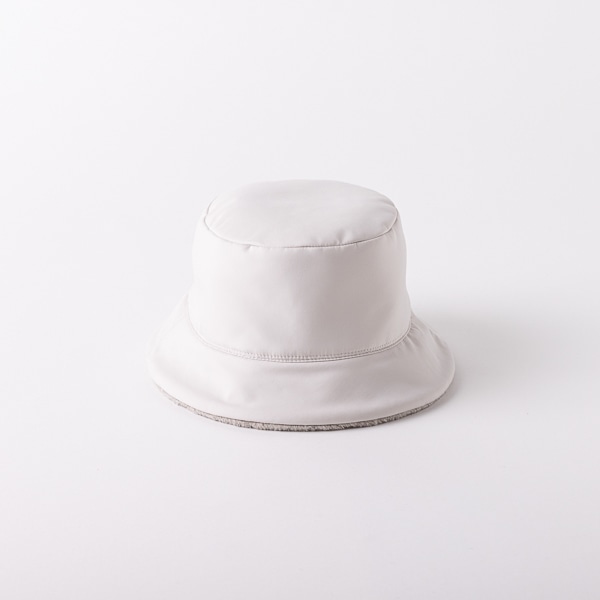 mature ha. eco reversible  hat ライトグレー