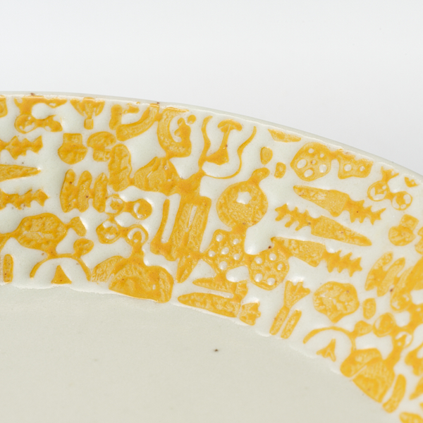 AKOMEYA TOKYO/ 勲山窯 VEGETABLEプレート 小 イエロー