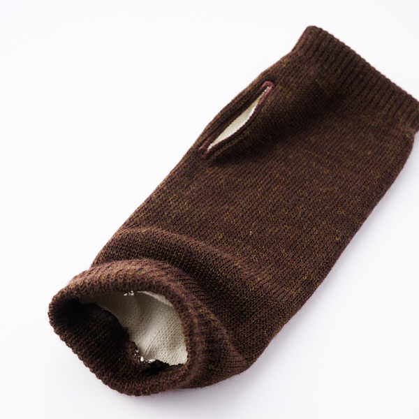 AKOMEYA TOKYO/ 絹屋 極極暖内側シルクアームウォーマー ブラウン