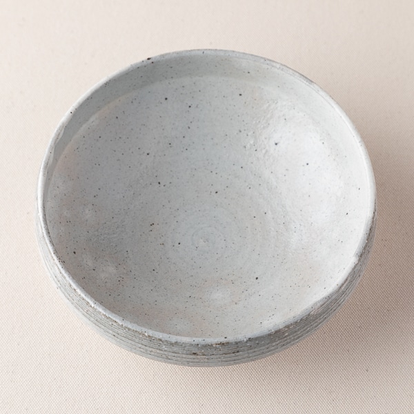 AKOMEYA TOKYO/ 兵山窯 切立鉢 粉引 7寸