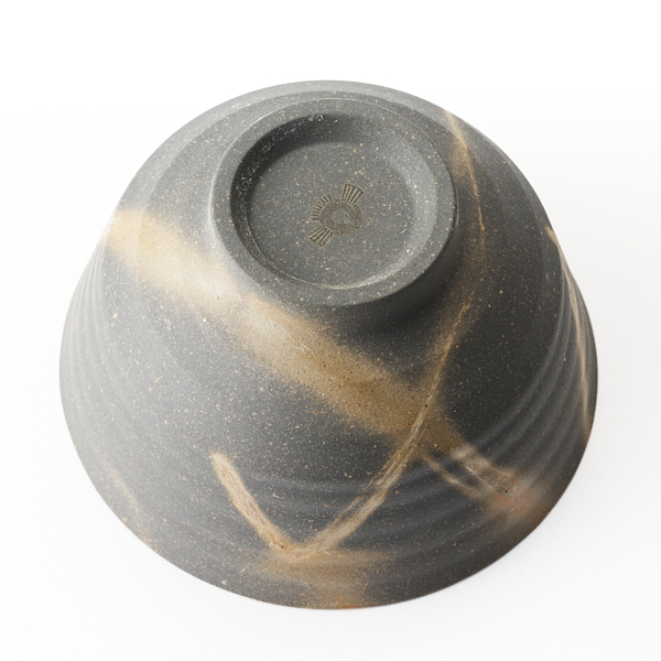 AKOMEYA TOKYO/ 備前焼 緋襷飯碗 黒土