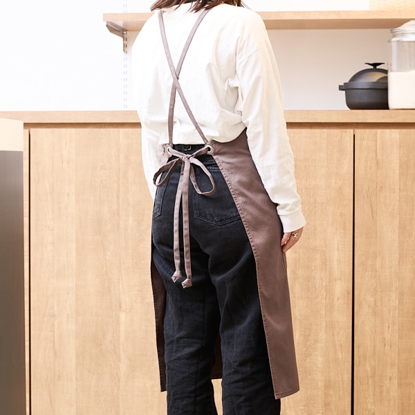 AKOMEYA TOKYO/ NAPRON SPLIT APRON グレー