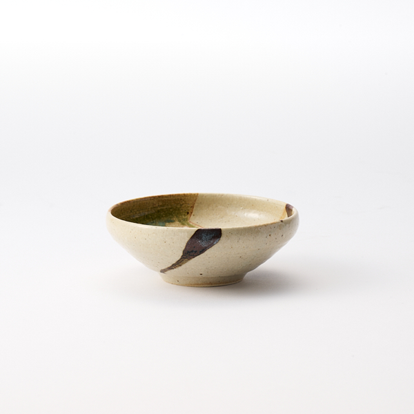 AKOMEYA TOKYO/ 南窯 織部楽描 丸平小鉢