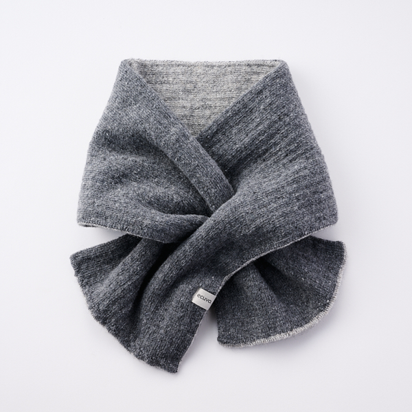 AKOMEYA TOKYO/ ecuvo, リブショートマフラー フーモ