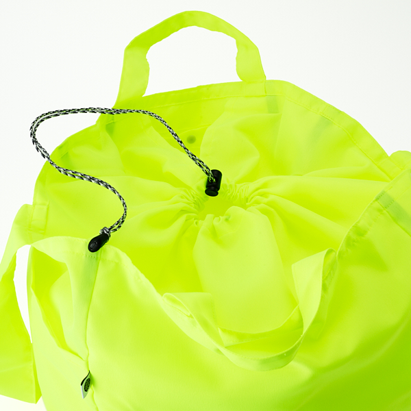 NIZYU KANO/ face別注 ポケッタブル3wayトート 蛍光イエロー