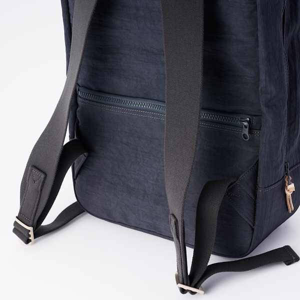 NIZYU KANO/ FUKUI SIWAナイロンリュックM ダークグレー