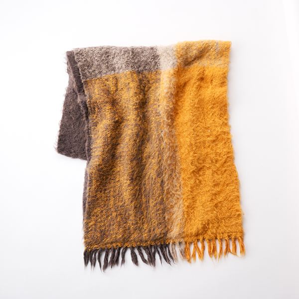 工房織座/ BRUSHED COTTON SNOOD マンダリン