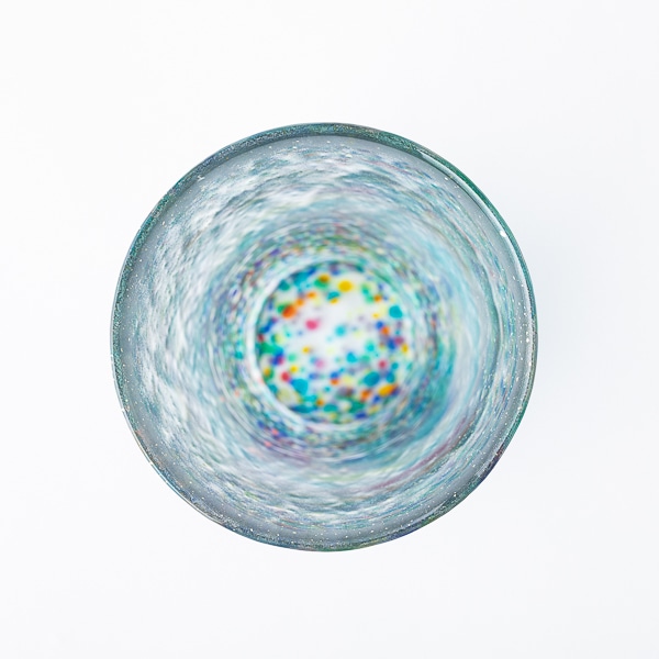 津軽びいどろ まつり金彩 タンブラー ブルー タンブラー 食器 Akomeya Tokyo