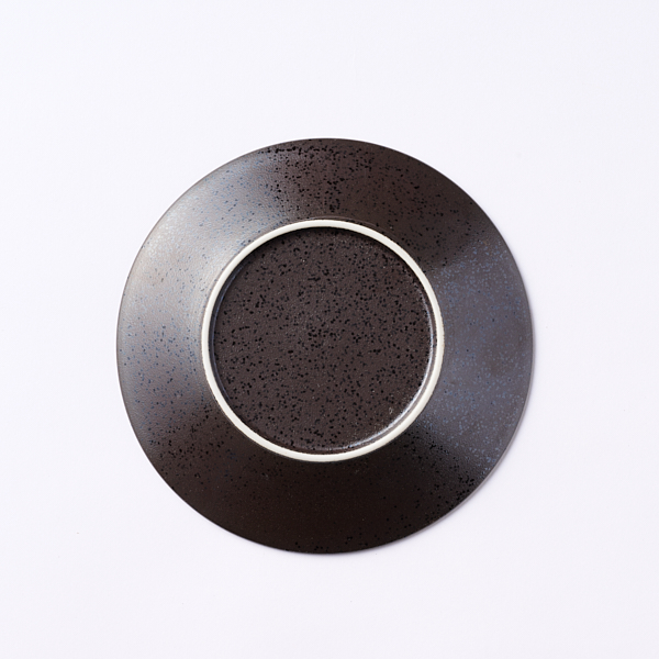 とみぃ　新品　陶器　陶芸作家　黒のプレート皿3枚 239 imgrc0088261647.jpg