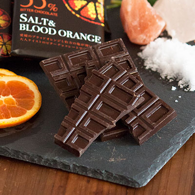 尾崎食品　ブラッドオレンジ塩チョコレート