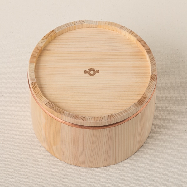 豪華な ぽちょん堂小柳産業 国産 江戸びつ 木曽さわら材 直径18cm 約3