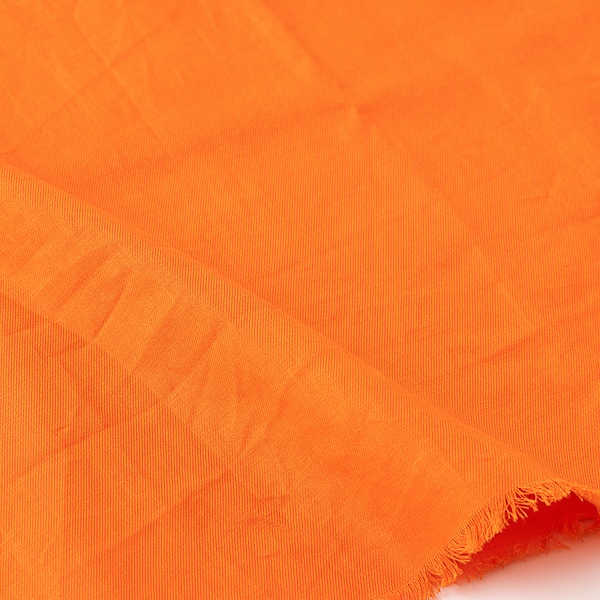 LOCALLY/ COTTON×LINEN MUFFLER orange