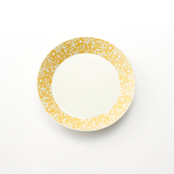 AKOMEYA TOKYO/ 勲山窯 VEGETABLEプレート 小 イエロー