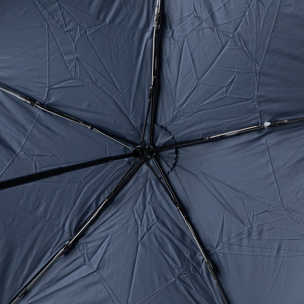 AKOMEYA TOKYO/ 晴雨兼用　軽量折り畳み傘　UV99%カット　ネイビー