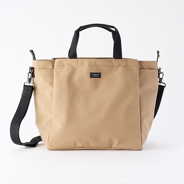 STANDARD SUPPLY/ SIMPLICITY 2WAY FOLD TOTE サンドベージュ