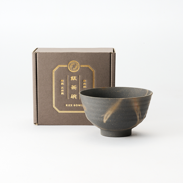 AKOMEYA TOKYO/ 備前焼 緋襷飯碗 黒土