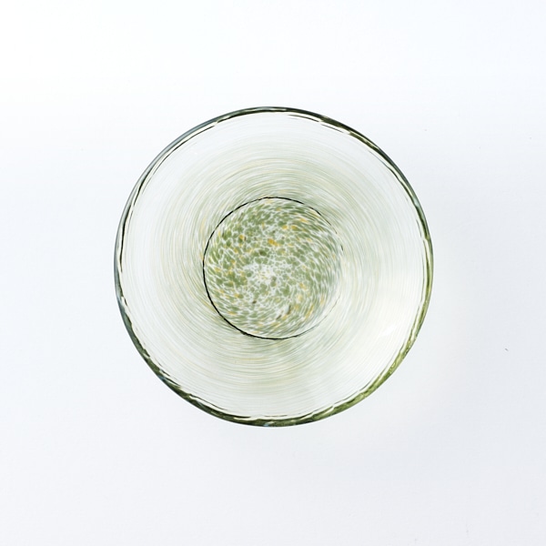 AKOMEYA TOKYO/ 津軽びいどろ ミニプレート 松葉色