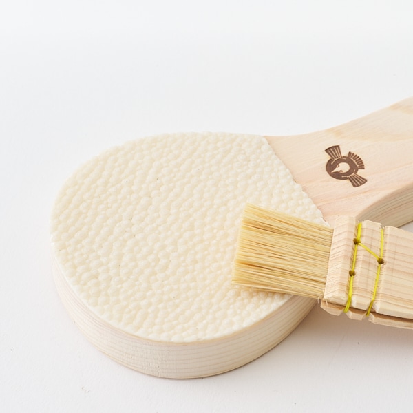 AKOMEYA TOKYO/ 鮫皮おろし 丸型・中(刷毛セット)