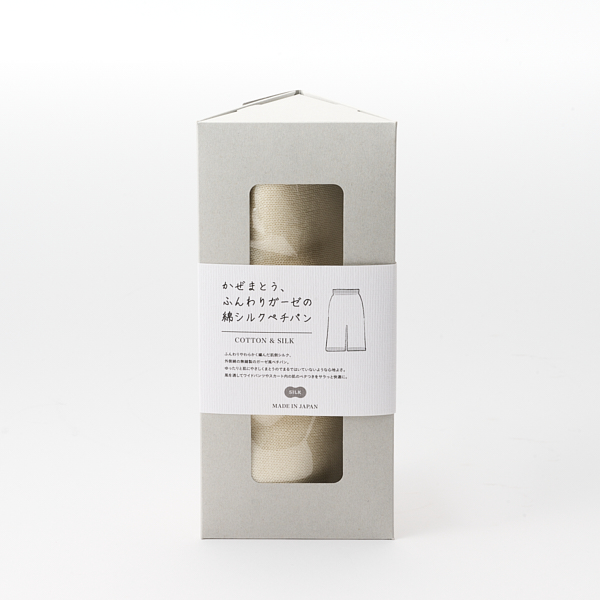 AKOMEYA TOKYO/ かぜまとう、ふんわりガーゼの綿シルクペチパン