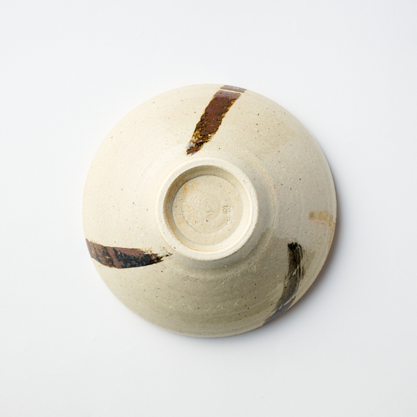 AKOMEYA TOKYO/ 南窯 織部楽描 丸平鉢