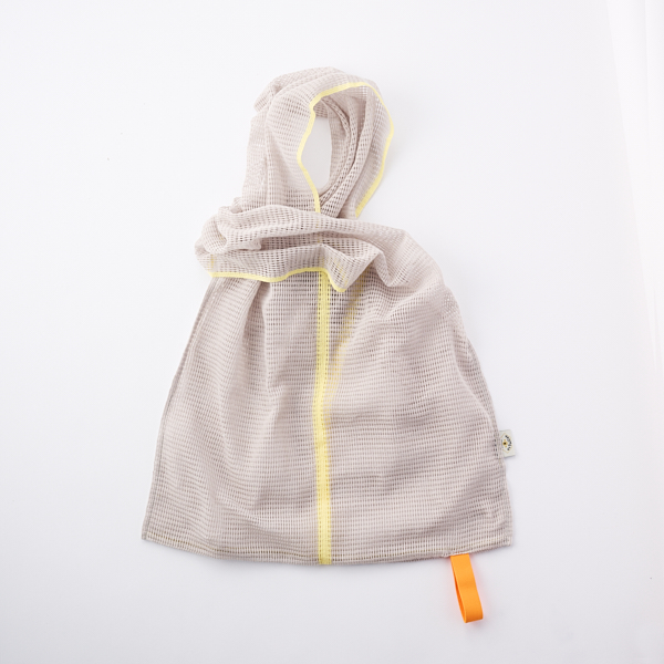 AKOMEYA TOKYO/ ニットエコバッグ ベージュ×イエロー(ベージュ