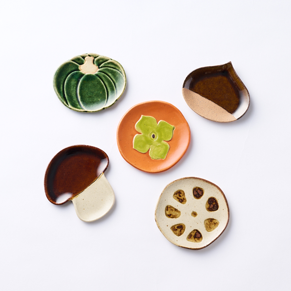 AKOMEYA TOKYO/豆皿 南瓜 織部