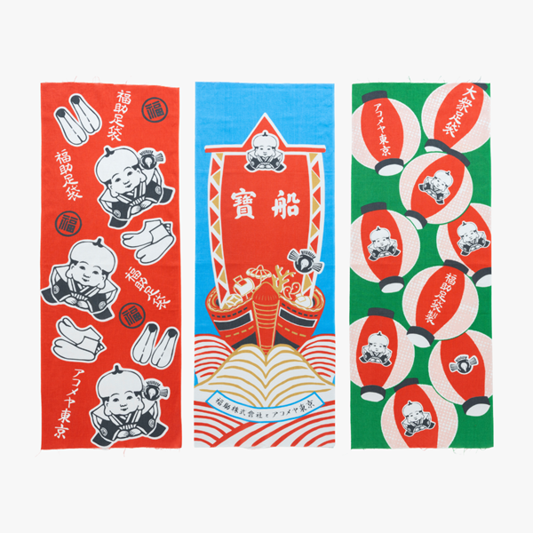 福助×AKOMEYA TOKYO 手ぬぐい 足袋(足袋): ファッション