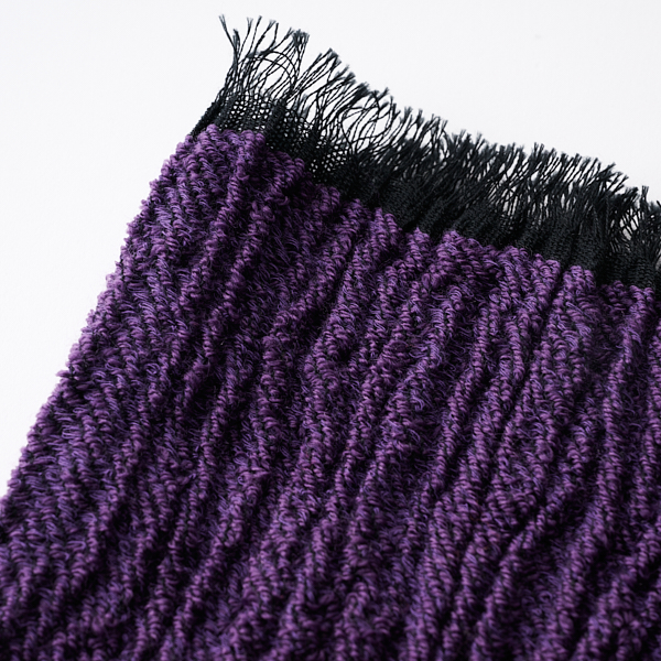 AKOMEYA TOKYO/ 工房織座 ウールネックウォーマー ディープパープル